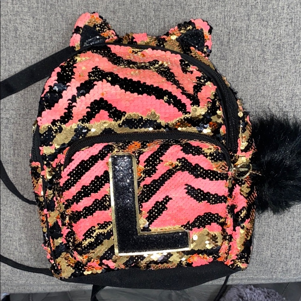 Girls' Flip Sequin Mini Backpack - Picture 3 of 8